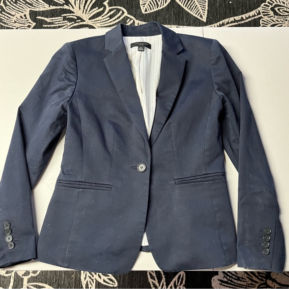 Ann Taylor Navy Blue Women's Blazer